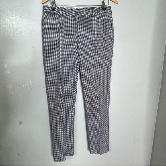 Theory Izelle Ponte Ankle Pants Black White
Benson Check Womens 6 - Picture 1 of 10